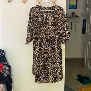 Leopard print dress (Damaged)